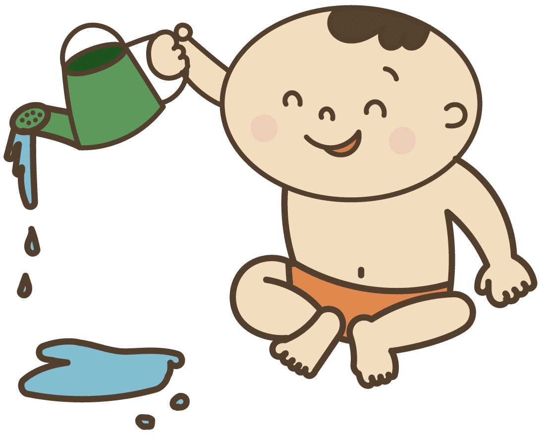 水撒き(*^^)v
